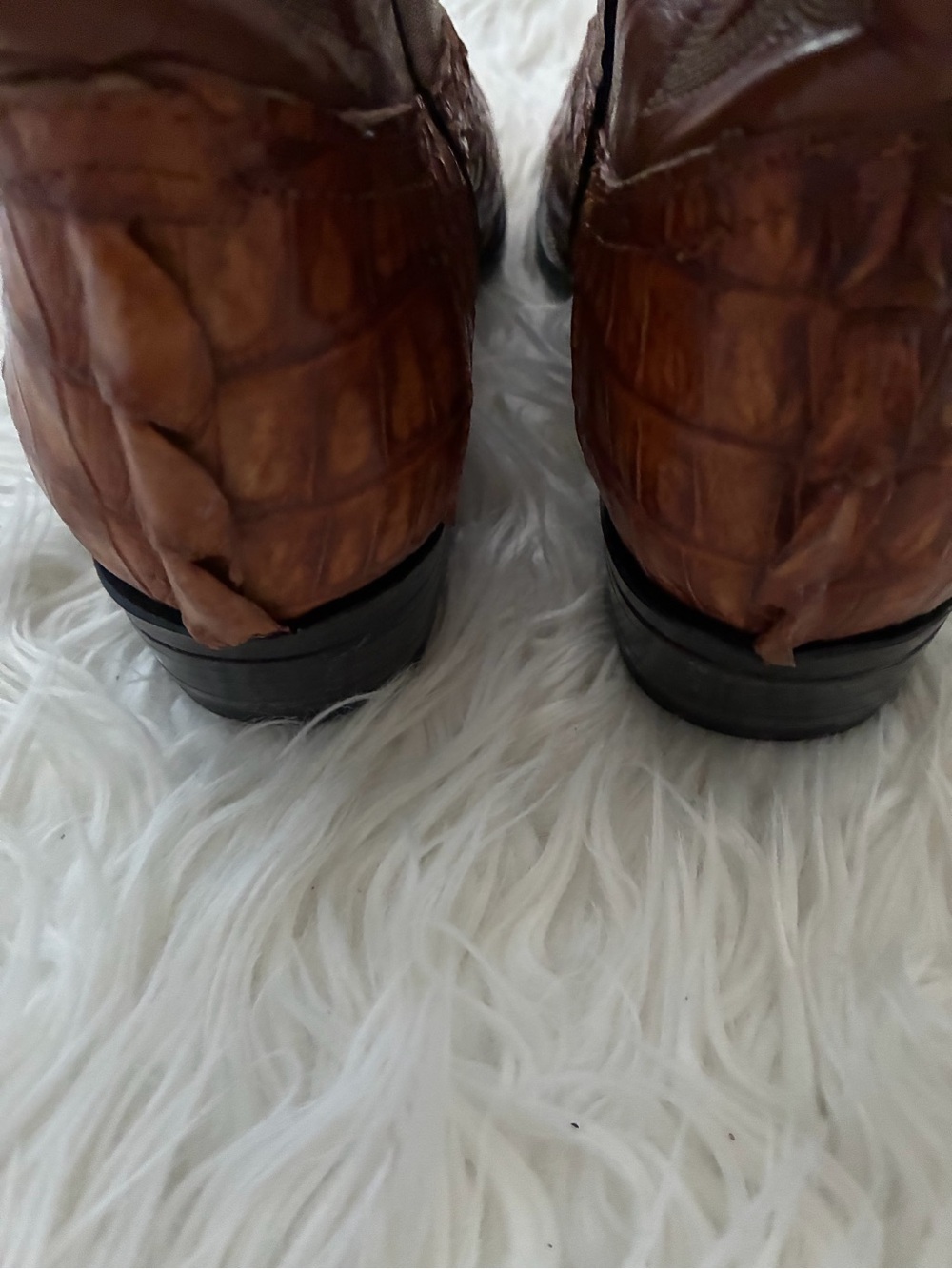 Leather Western BOOTS. Size 10. - Picture 5 of 9